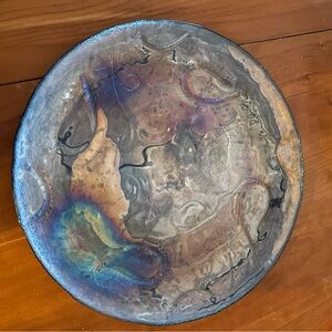 Iridescent Blue Plate